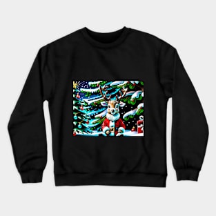 Santa Baby Reindeer Crewneck Sweatshirt